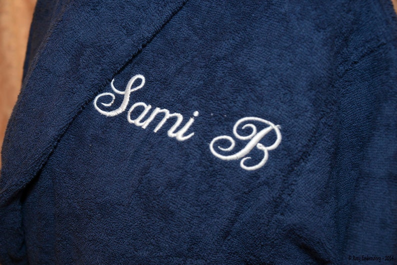 Personalised Mens Bathrobe Towelling Robe luxurious soft Etsy