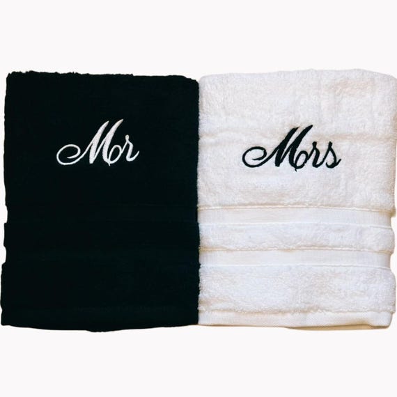 Personalised Bath Towel Set, 100% Soft Cotton Towel, Custom