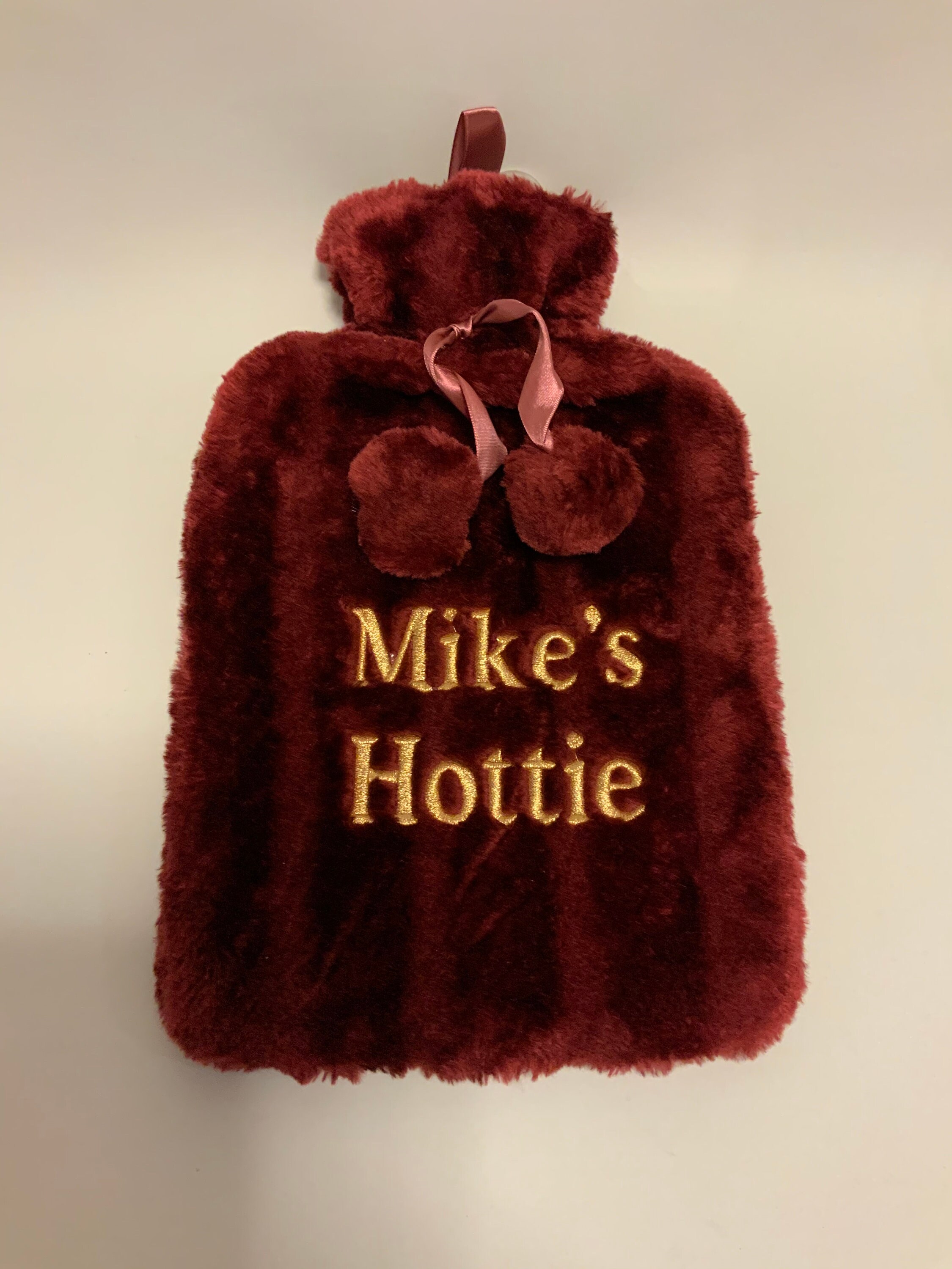 Personalised Hot Water Bottle Luxuriously Soft Faux Fur with Etsy