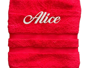 Personalised Towel, Embroidered Bath Towel, Monogram Bathsheet, Hand Towel, 100% 550GSM Super Soft Egyptian Cotton, Gift For Moms