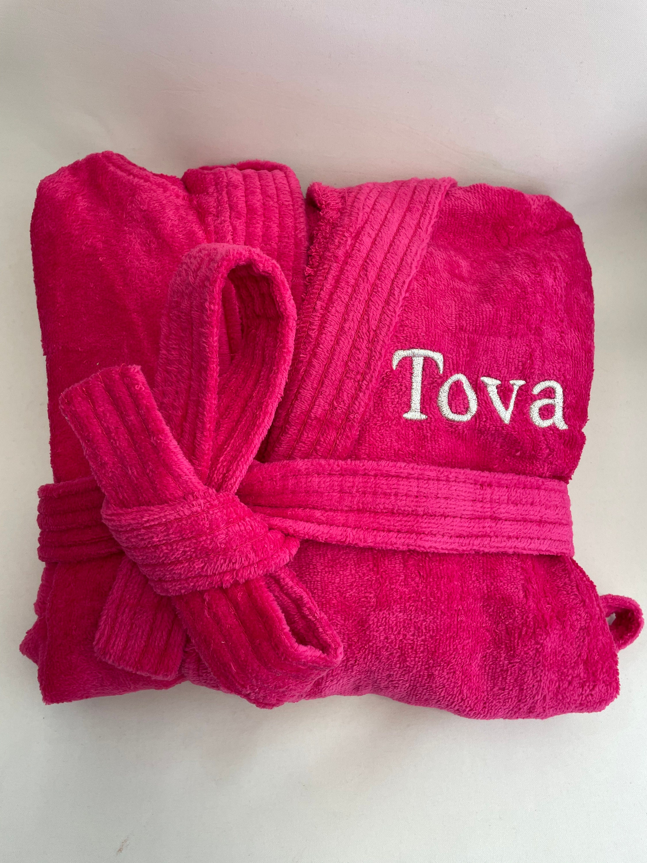 personalised family dressing gown