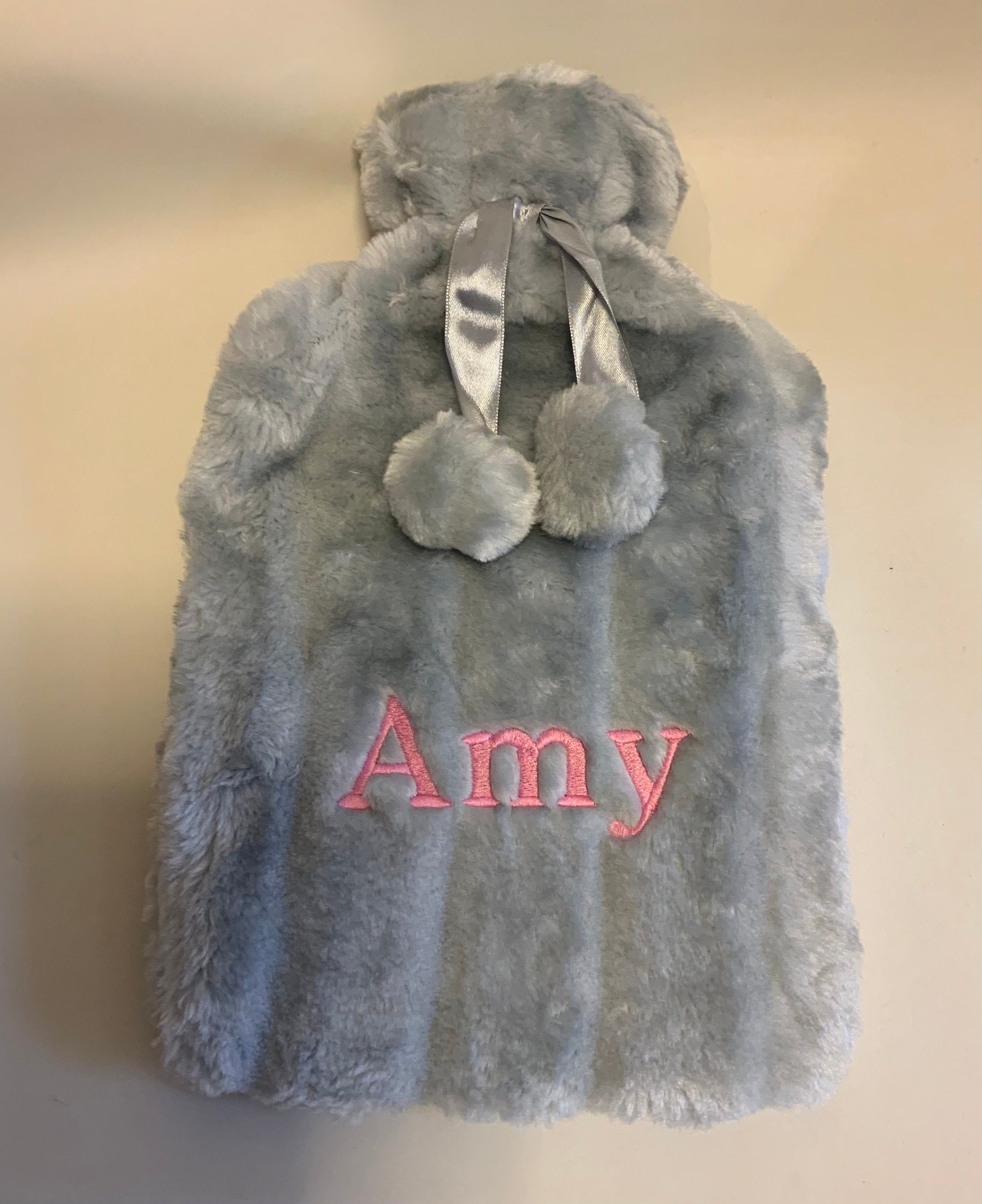 Personalised Hot Water Bottle Luxuriously Soft Faux Fur with Etsy