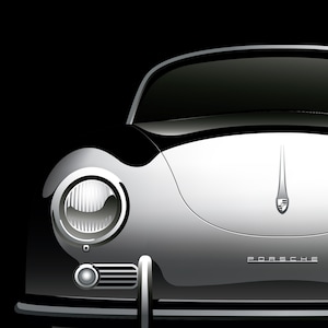 1948 PORSCHE 356, Classic sport car digital download