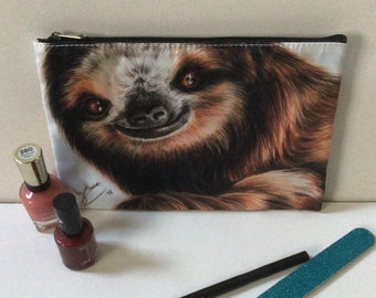 Lächelndes Faultier Mäppchen, Tier Federmäppchen