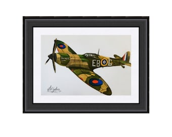 Supermarine Spitfire – British World War 2 Fighter Plane – Digital