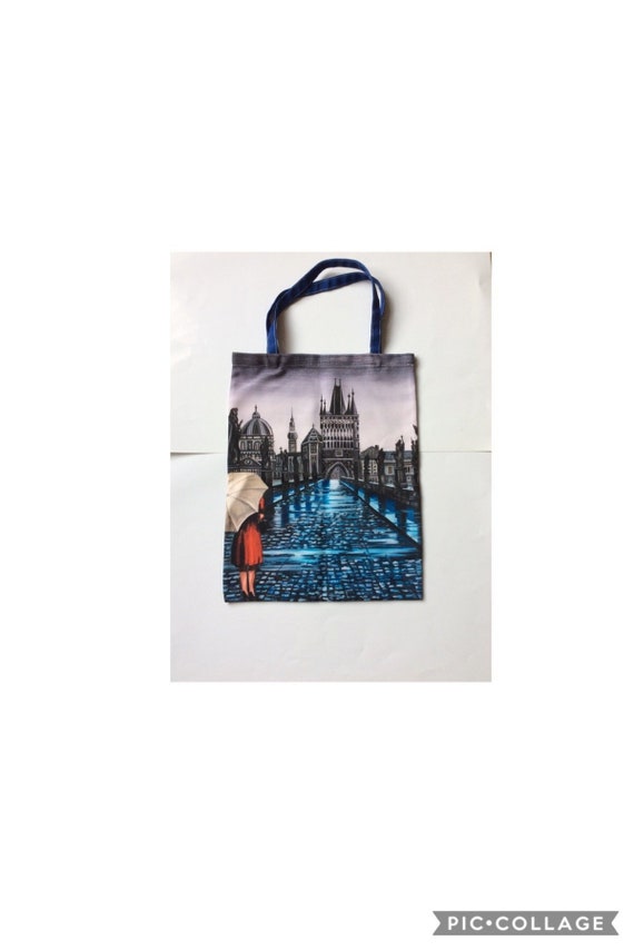 Gift For Her And Animal Lovers Medium Cotton Tote Foldup Shopping Bag PANDA BEAR TOTE Bag Reusable Grocery Bag