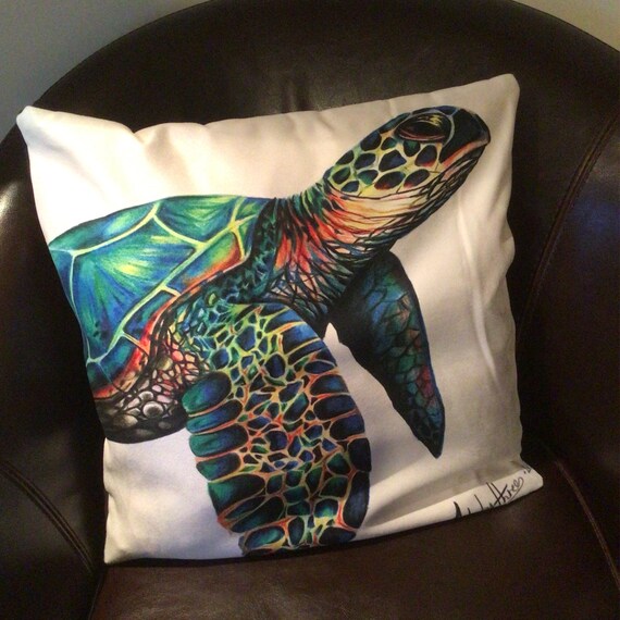Sea turtle throw pillow sales