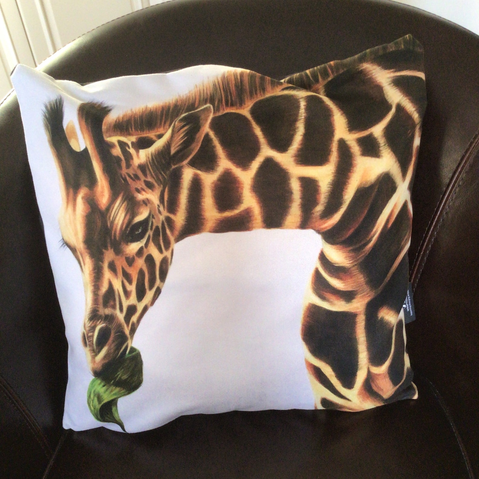 GIRAFFE CUSHION Giraffe Lover Gift Eco Friendly Gift Etsy