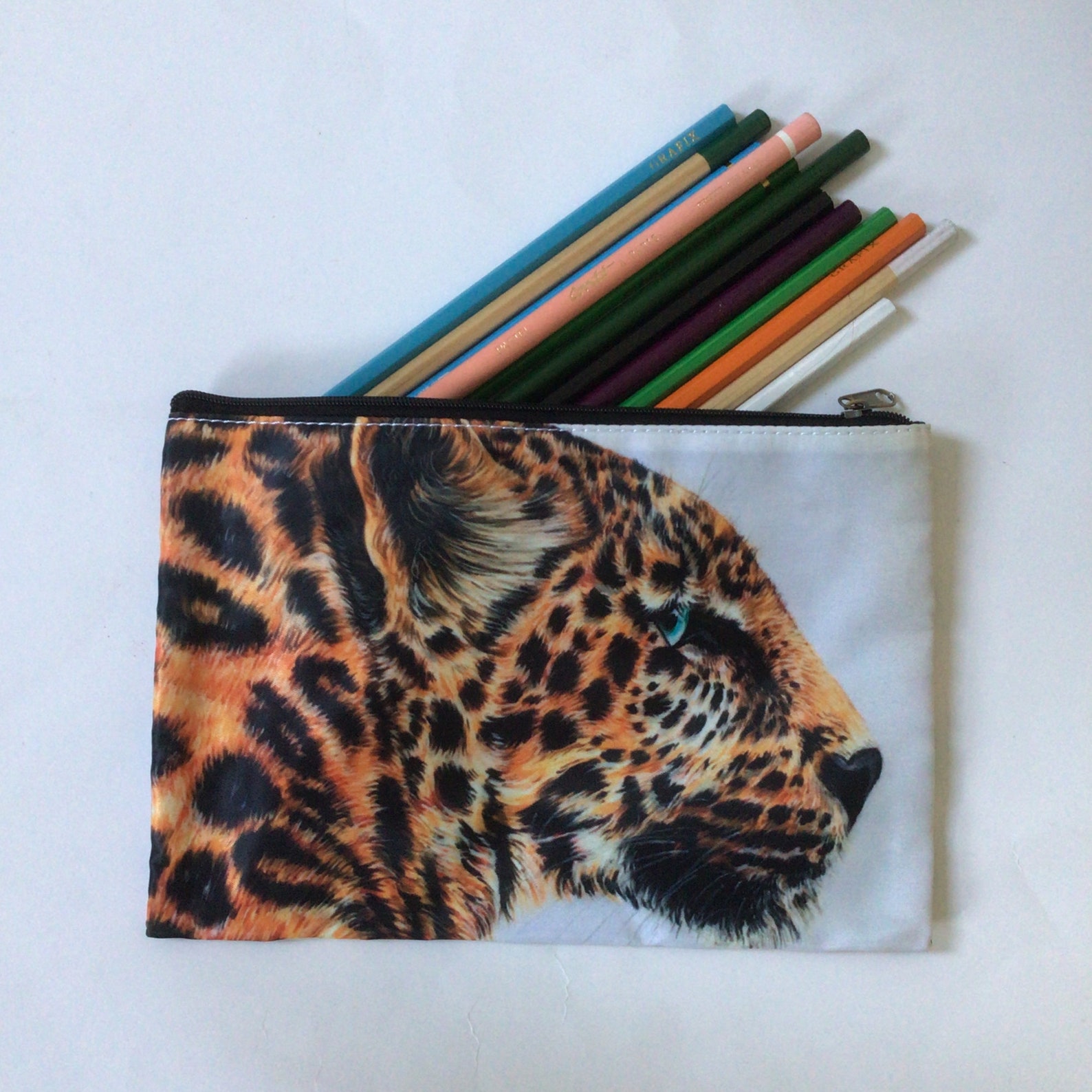 JAGUAR COSMETIC BAG Jaguar Pencil Case Animal Zipper Pouch Etsy UK