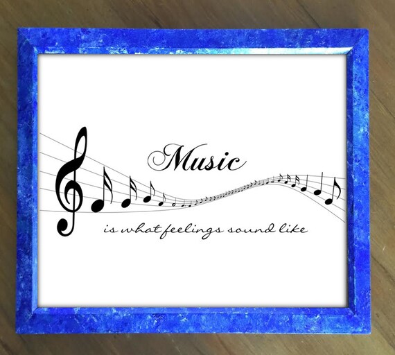 Personnel De Musique Et Notes Avec Citation Musique Est Ce Que Etsy France