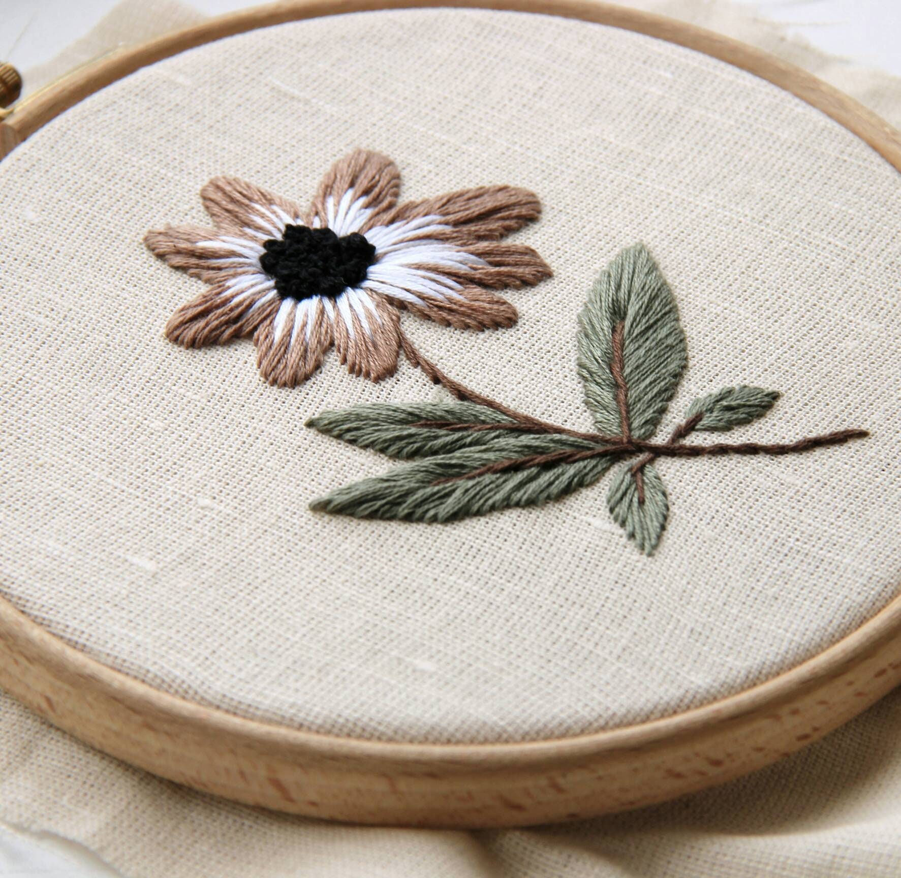 Embroidery for beginners pdf 4 pattern/ video tutorial. | Etsy