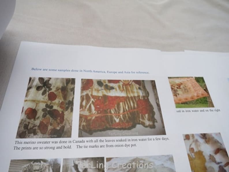 PDF Natural Prints Tutorial, Eco Print, Botanical Printing Learning ...