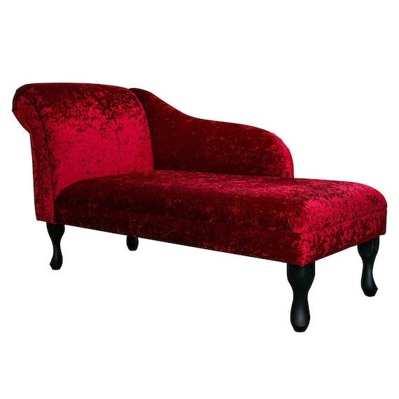 FantasDecor Copri Chaise Longue In Velluto Morissimo Lavabile In Lavatrice - Nero - 2