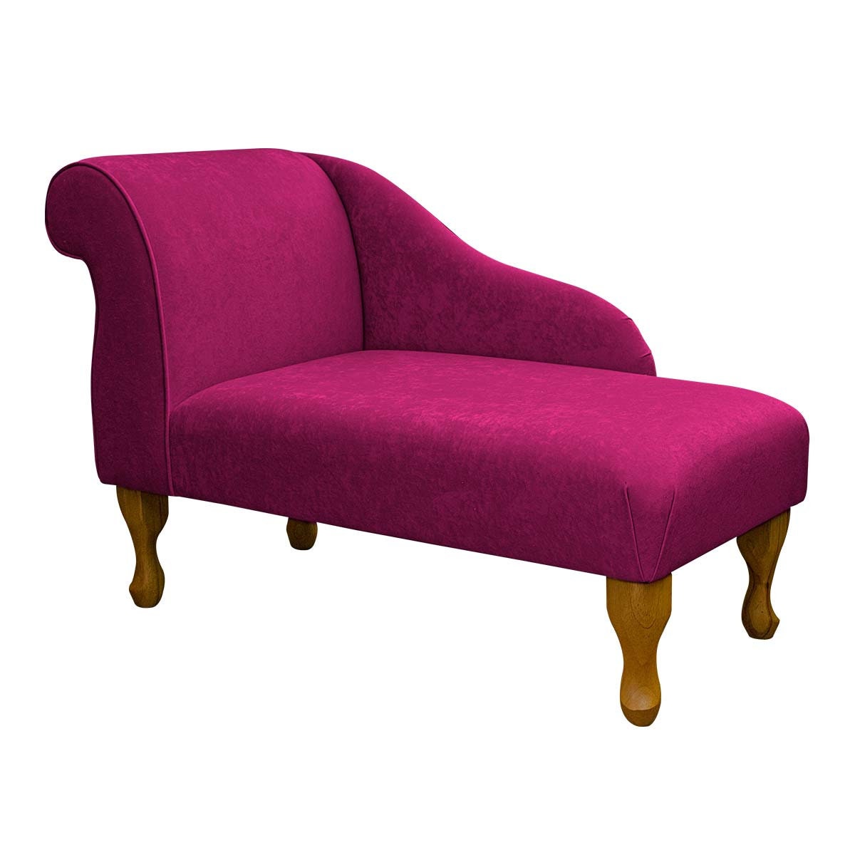 41 Mini Chaise Longue in a Plush Fuchsia Pink Etsy UK