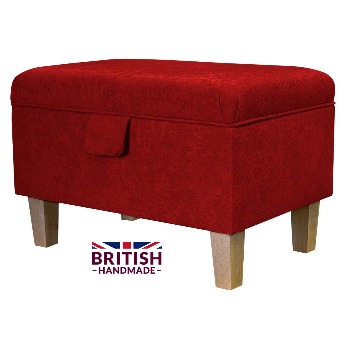 Storage Stool Ottoman Pouffe Toy Box Footrest in a Plush Etsy UK