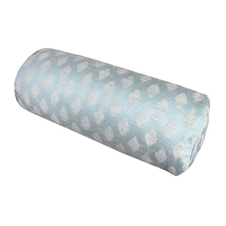 Bolster Cushion in a Conway Duck Egg Blue Fabric Etsy UK