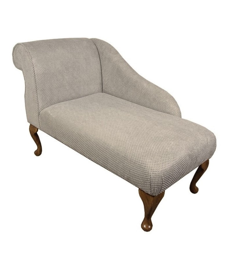 41 Mini Chaise Longue in a Mink Dimple Fabric on Queen Etsy