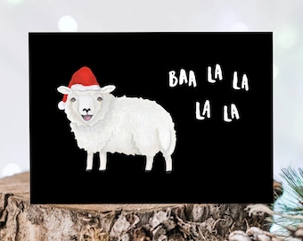 Sheep Christmas Cards - Sheep Gifts, Festive Sheep, Christmas Card Eco, Christmas Clearance, Boxed Christmas Cards