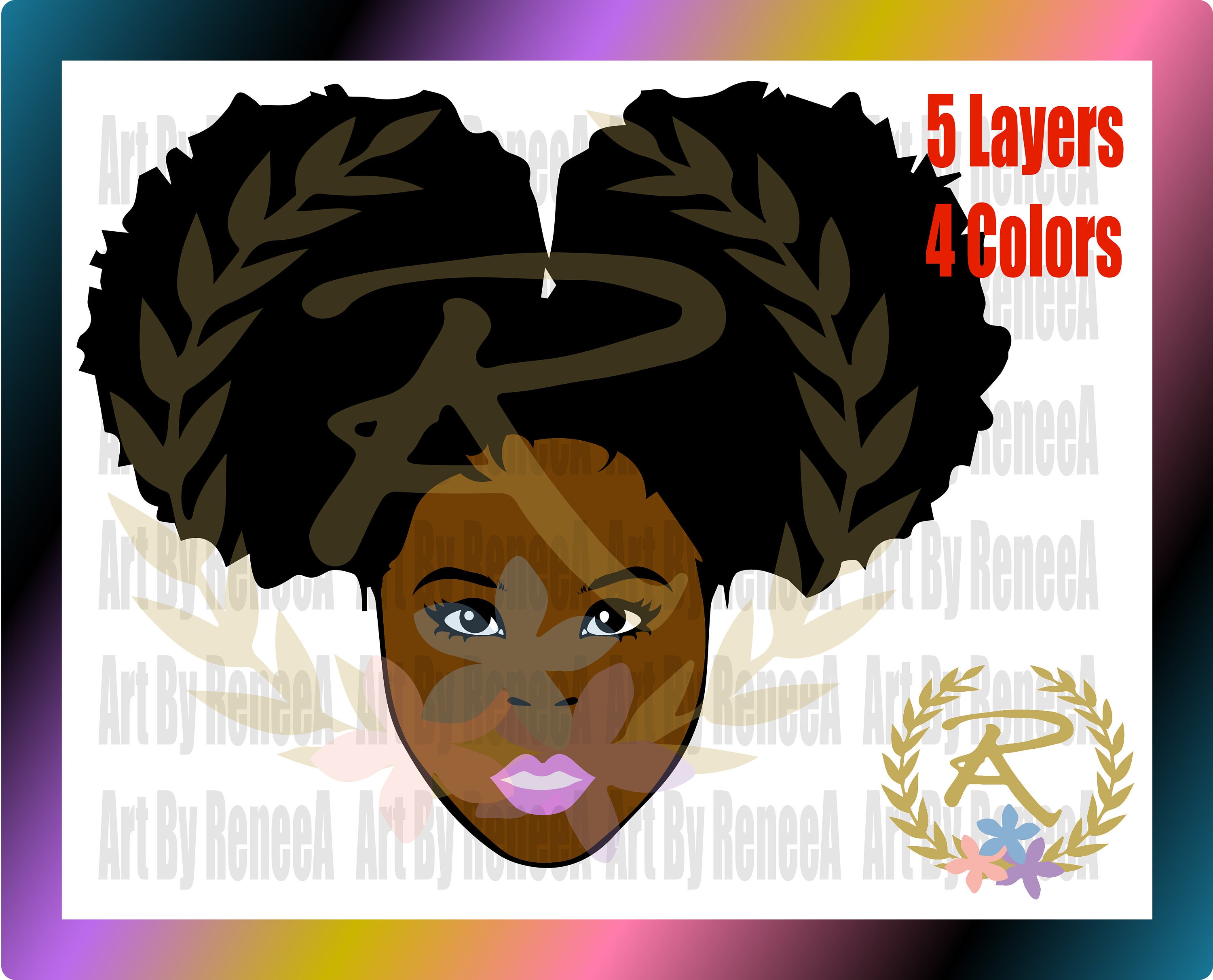 Download Black Woman Svg woman svg cut file black girl svg afro | Etsy