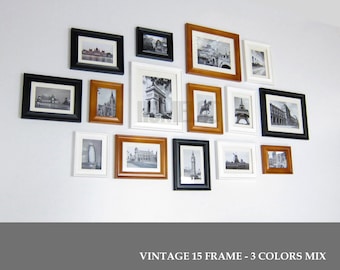 Photo Picture Frame Set -  Vintage 15
