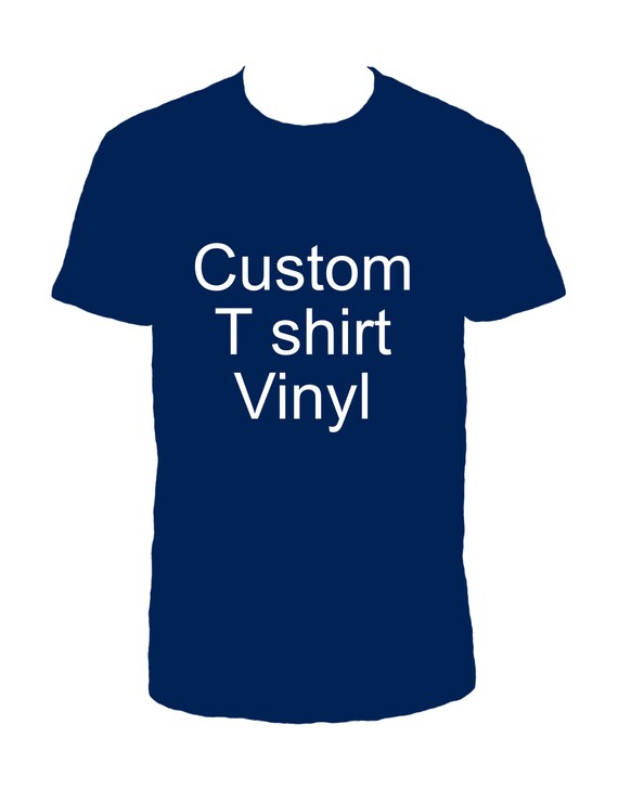 Items similar to Custom Cut T Shirt Vinyl Iron on Vinyl cut with your