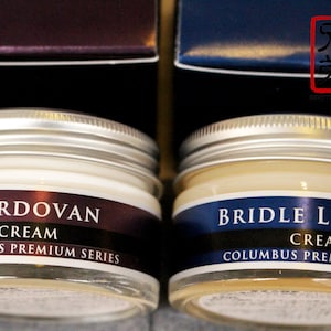 Columbus premium series, Bridle cream & Cordovan cream