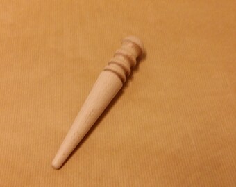 Leathercraft Wood Edge Slicker, Round Multi Size Burnisher for Leather