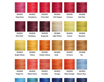 meisi polyster thread 0.3-0.52MM 31-60color thread high quality