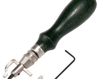 Kyoshin Elle Leathercraft Pro Stitching Adjustable Leather Groover Creasing Set