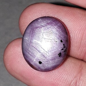 Star Ruby Gemstone Cabochon: 32.30cts Natural Untreated Both Side 6Ray Star Oval Briolette 19*16mm