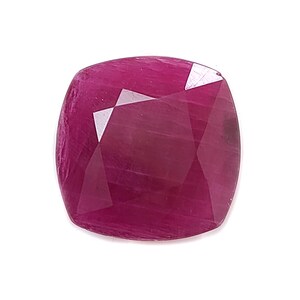 Rubin Edelstein Facettenschliff: 11.60cts Natürliche Unbehandelte rote Kissenform 15 mm Juli Geburtsstein