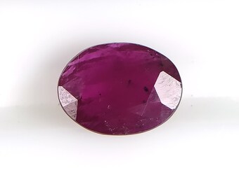 27.00cts Natural Untreated Unheated Ruby Heart Shape Briolette Checker Cut 20mm 1Pcs RED RUBY Gemstone Cut July Birthstone