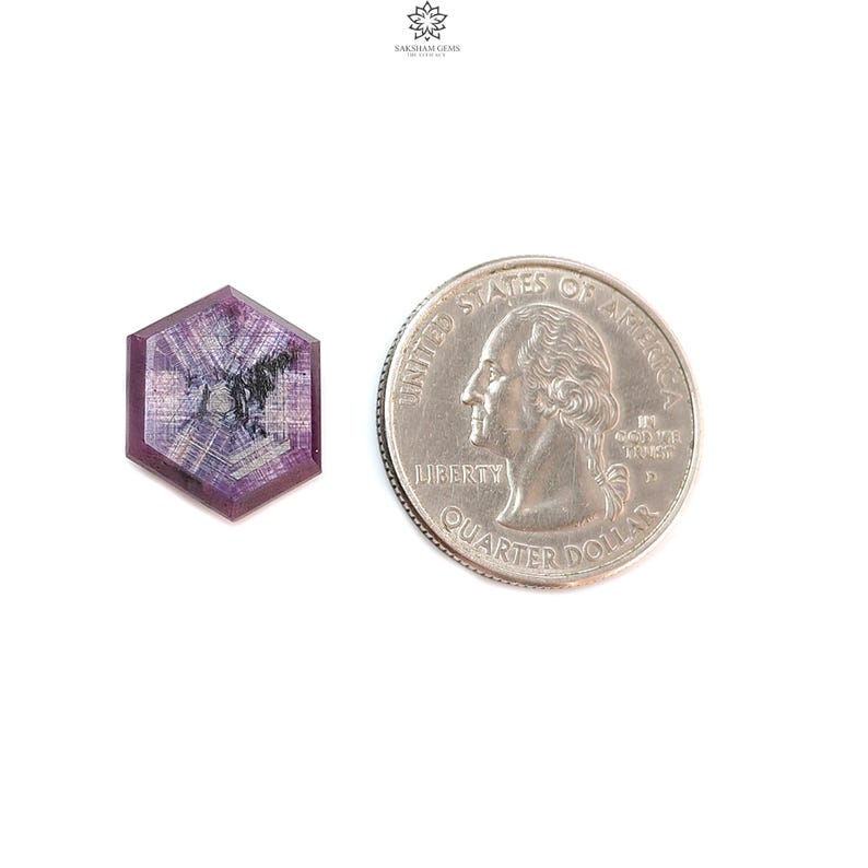 Ruby Trapiche Gem