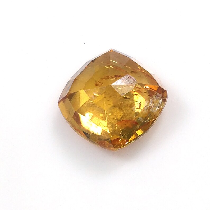 YELLOW ZIRCON Gemstone Cut 8.15cts Natural Untreated Zircon Etsy