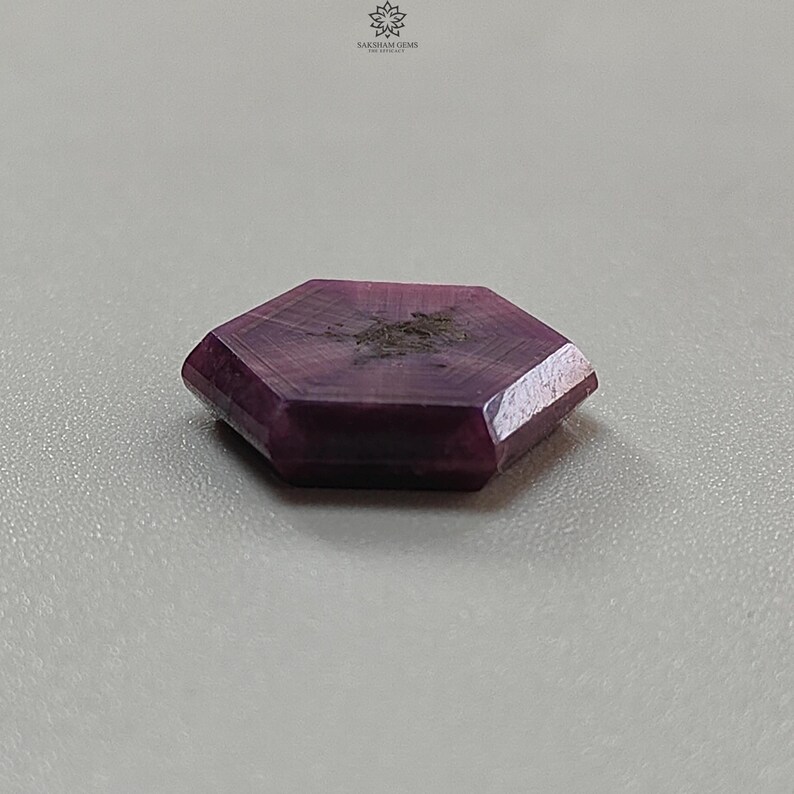 Natural Ruby Slice