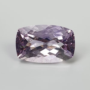 Purple Rutile Amethyst Quartz Gemstone Faceted Cut: 20.03cts Natural Untreated Amethyst Cushion Shape 22*14mm 1pc for Jewelry