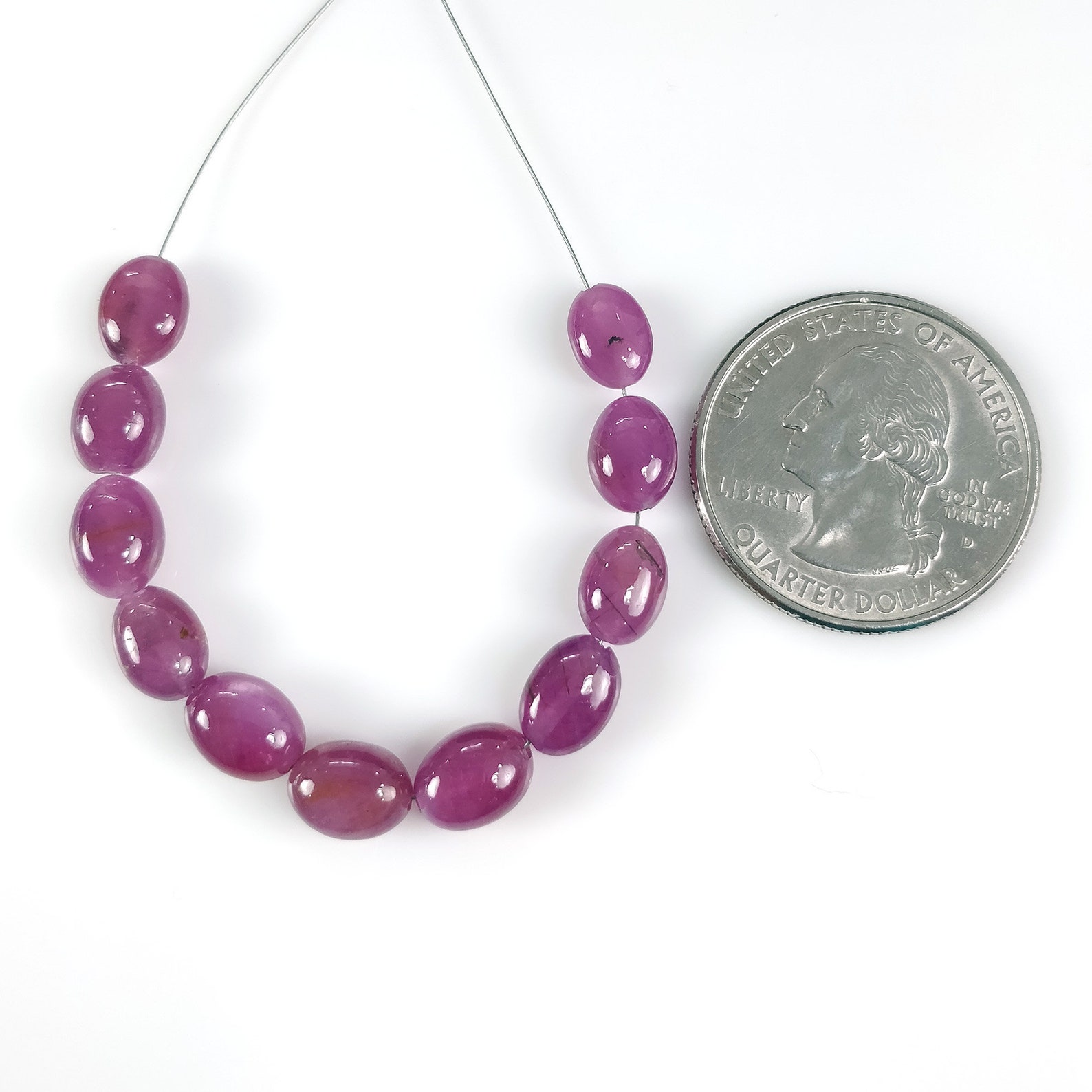 Raspberry SAPPHIRE Gemstone Loose Kralen 30.00cts Natural Etsy