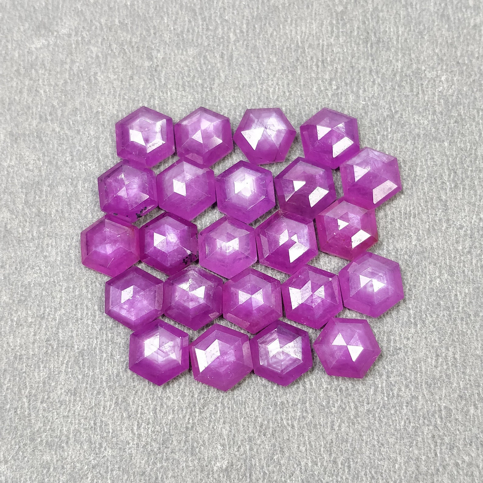 Raspberry Sheen Ruby Gemstone Step Cut 37.10cts Natural Etsy