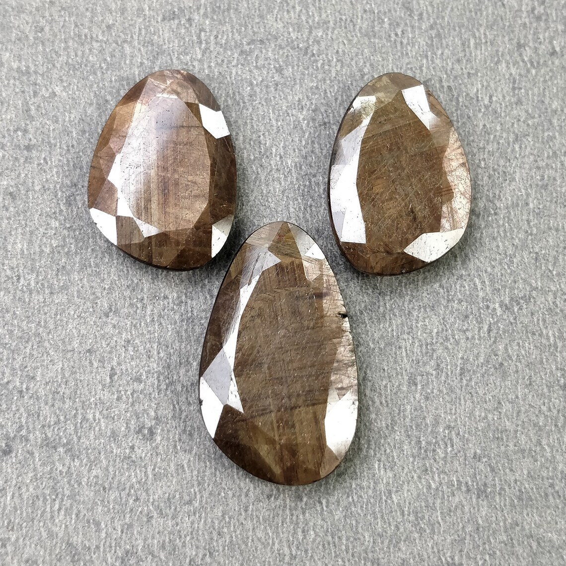 Golden Brown CHOCOLATE SAPPHIRE Gemstone Normal Cut 53.50cts Etsy