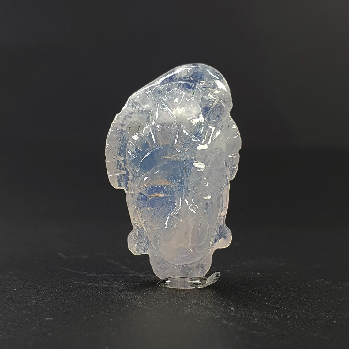 Rainbow MOONSTONE Gemstone Carving 21.40cts Natural Etsy