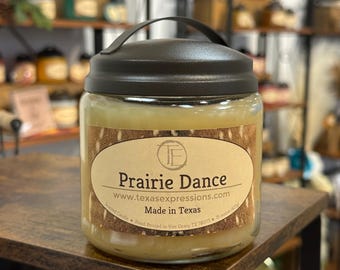 Prairie Dance Candle | Unique Candle | Made in Texas | Rustic | Funny Gift | Cowboy Cowgirl Gift for Him Gift for Her
