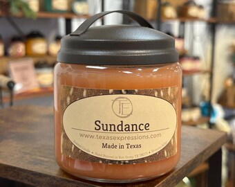 Sundance Candle | Unique Candle | Made in Texas | Rustic | Funny Gift | Cowboy Cowgirl Gift for Him Gift for Her