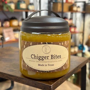 Chigger Bites Teelicht | Unikat Kerze | Hergestellt in Texas | Rustikal | Lustiges Geschenk | Cowboy Cowgirl Geschenk für ihn Geschenk für sie