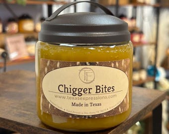 Chigger Bites Candle | Unique Candle | Made in Texas | Rustic | Funny Gift | Cowboy Cowgirl Gift for Him Gift for Her