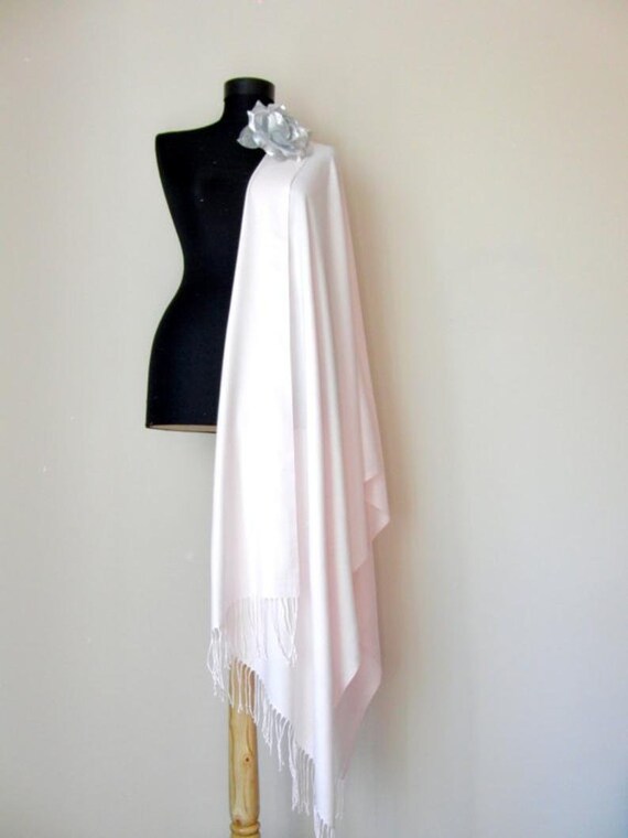 pink wedding wrap