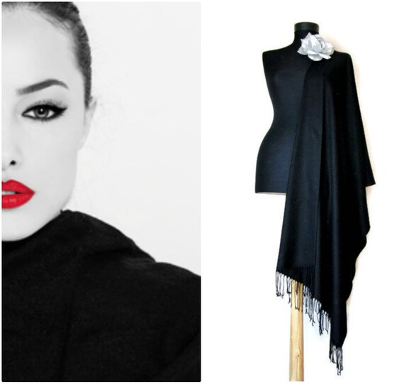 dressy black shawl wrap