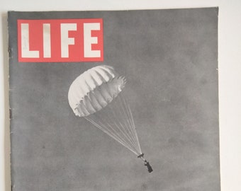 Life Magazine 1937 March 22 PARACHUTE TESTS with DUMMY