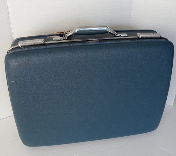 American Tourister Tiara Suitcase, Vintage Blue T… - image 1