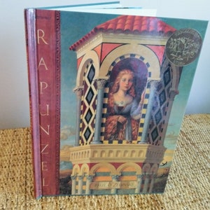 Rapunzel Hardcover Book Paul O. Zelinsky 1997 1st Edition Fairy Tales Folklore Germany. Printed Hong Kong