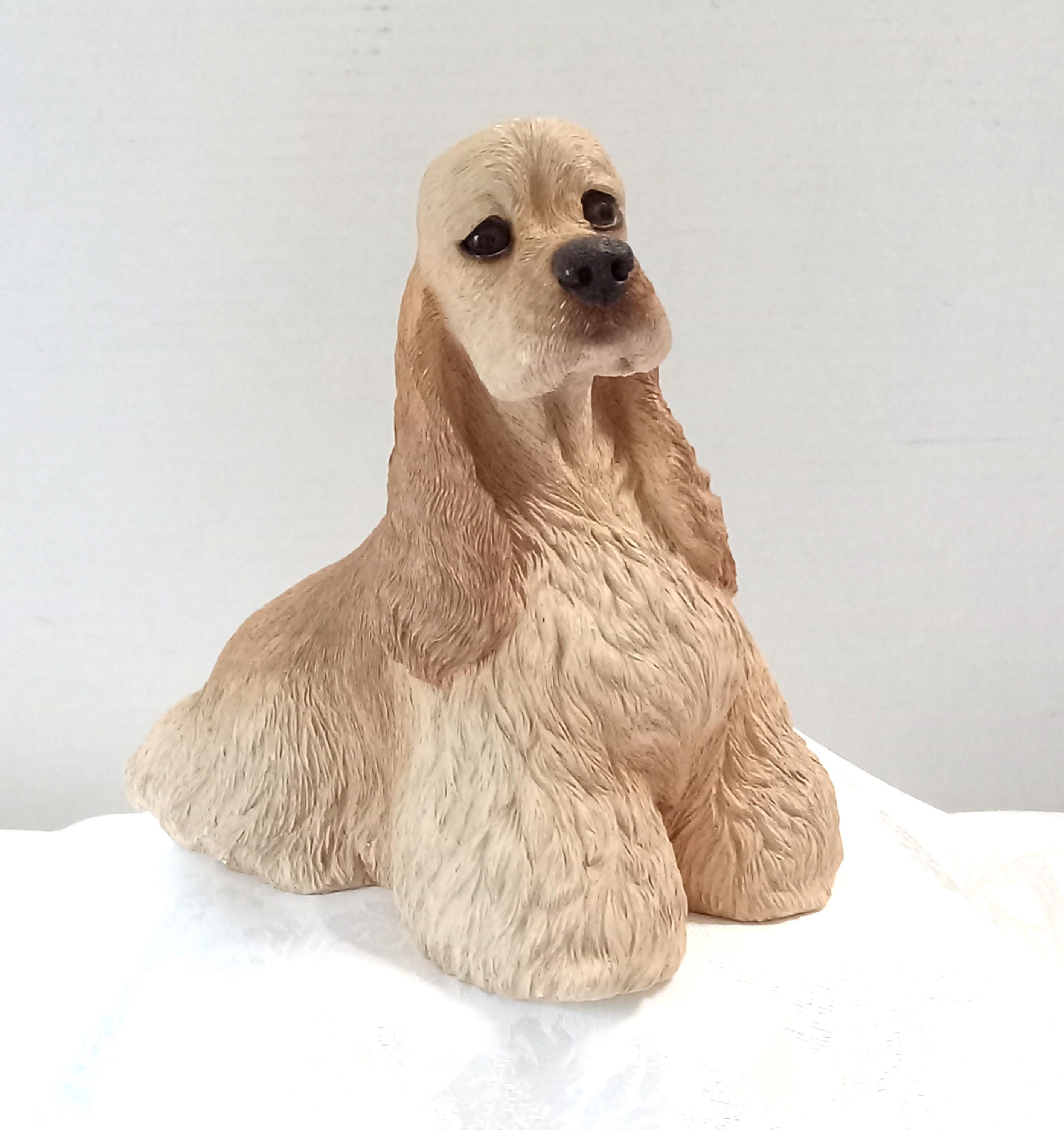 SANDICAST 犬の置物 茶色とクリーム SANDICAST|犬の置物|HARDOFFオフモール（オフモ）|1030620000004977